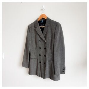LAURÈL by ESCADA • Vintage Double-Breasted Wool Blazer